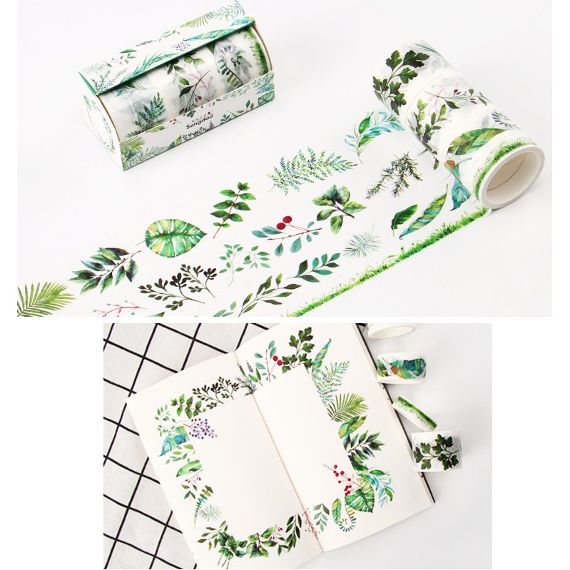 Set băng dính washi tape WT235