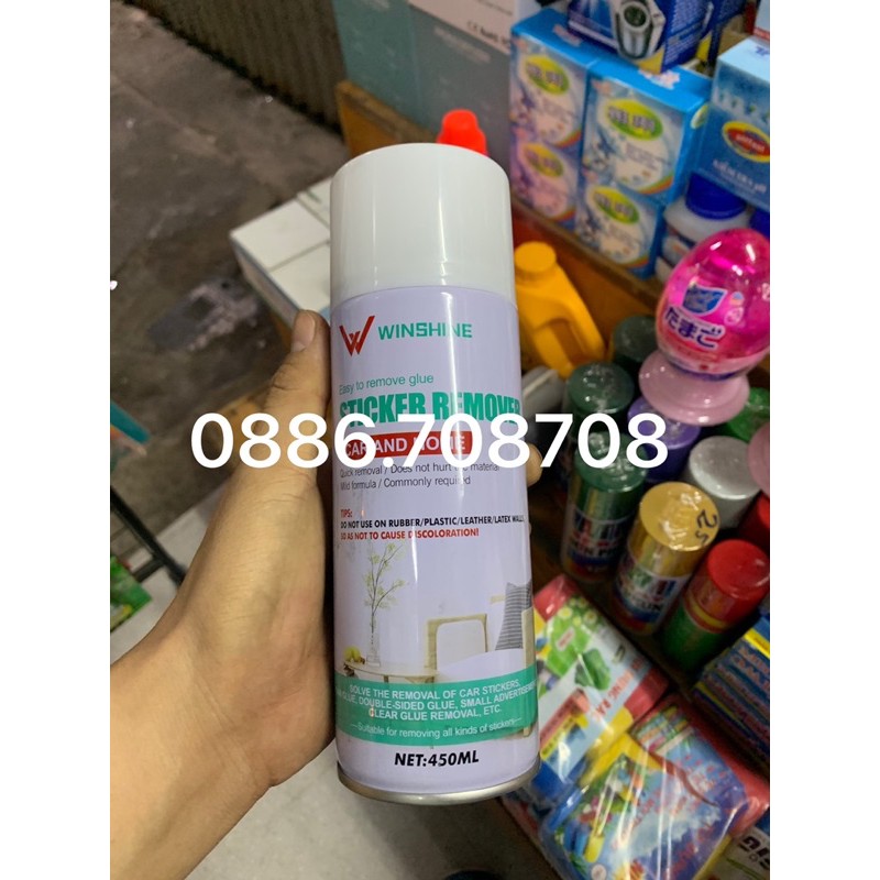 Xịt tẩy keo Winshine 450ml