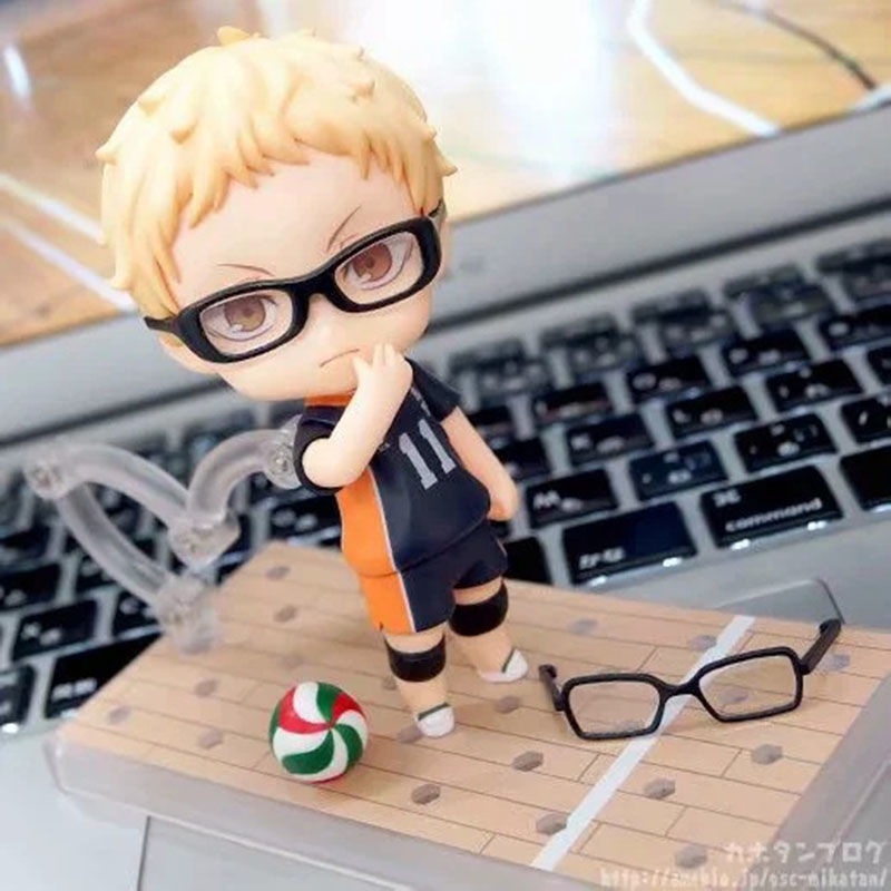Nendoroid Mô Hình Nhân Vật Kei Tsukishima #161 anime haikyuu!! Mô Hình Nhân Vật Anime Xinh Xắn Dùng Trong Trang Trí