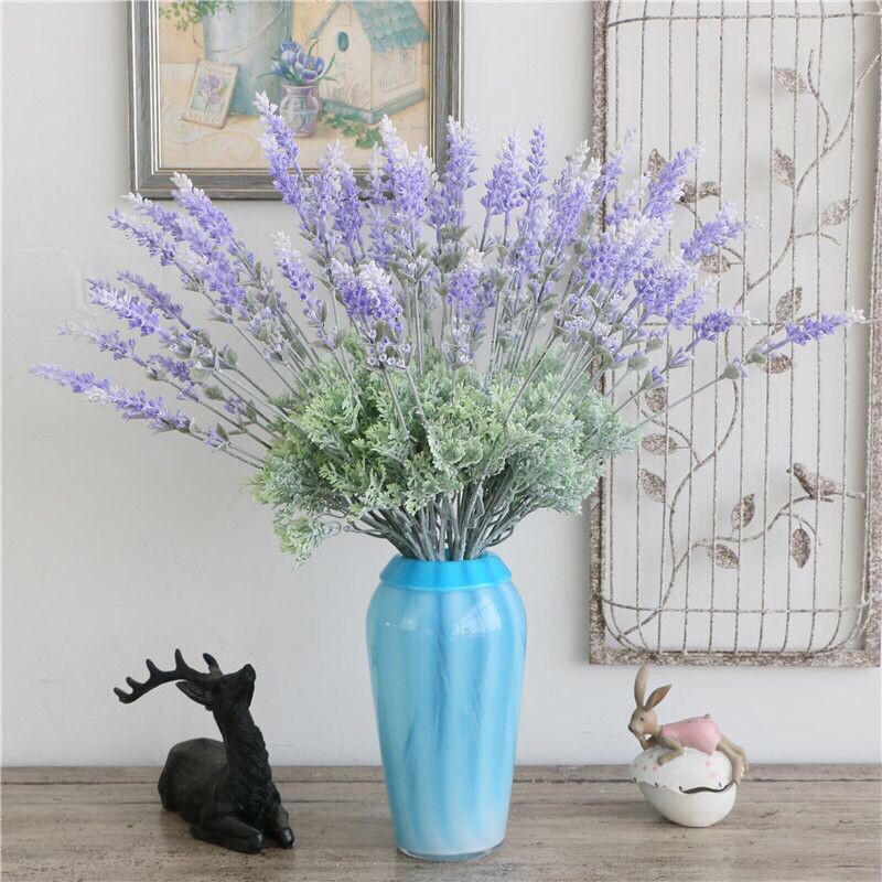 Cành hoa  oải hương-Lavender loại phủ phấn cao cấp