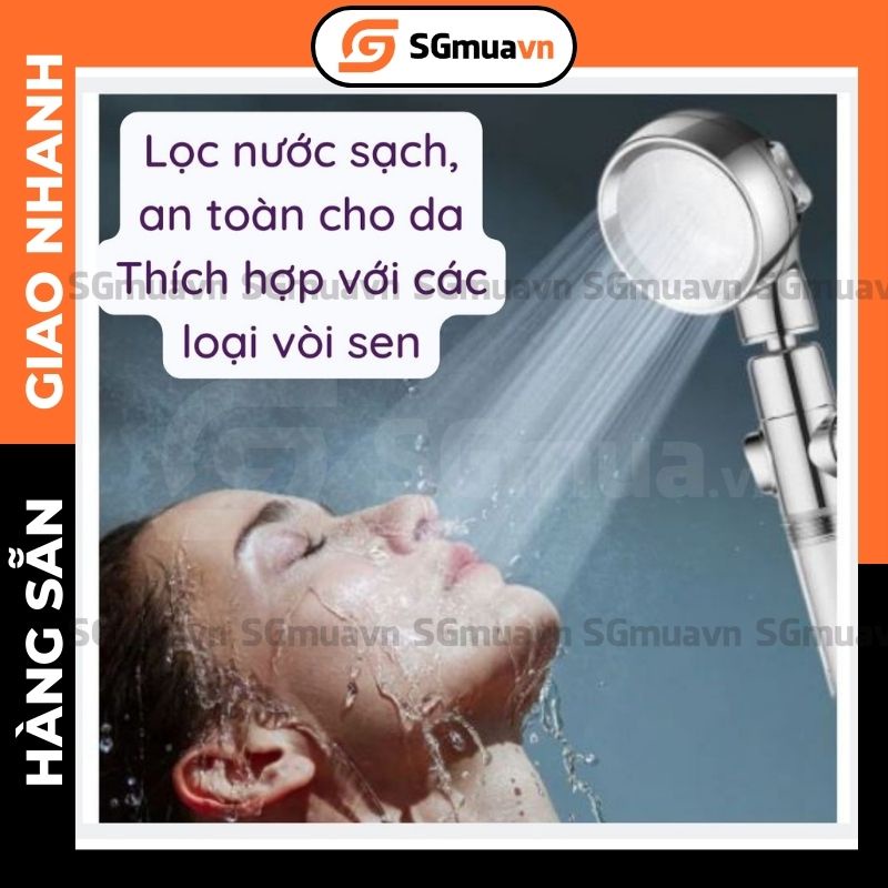 Lõi lọc nước thay thế phụ kiện chuyên dụng thích hợp với các loại vòi sen có lọc nước