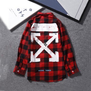 Áo Sơ Mi Flannel Off White 01
