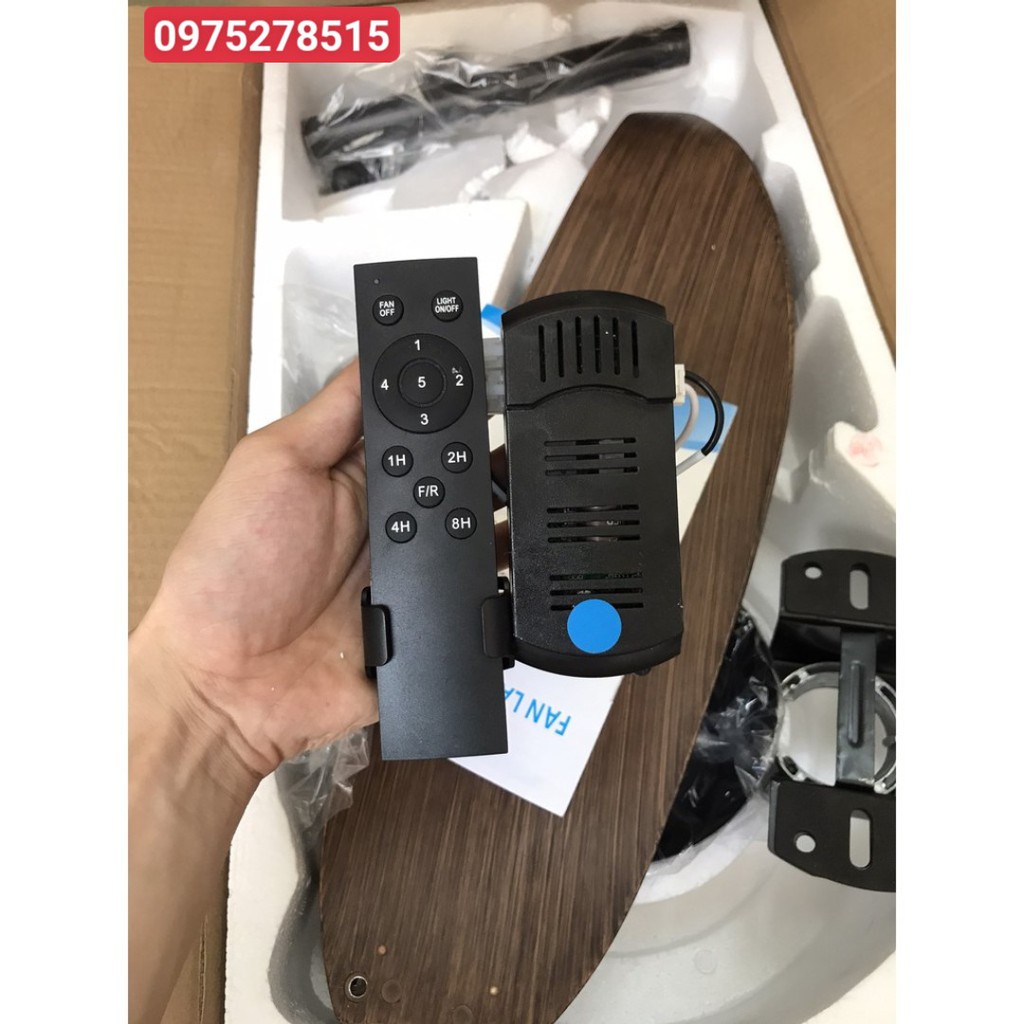 Quạt trần ALUX-K343Z, 6 Cấp Độ Gió, 3 Chế Độ Đèn, Động Cơ Lõi Đồng, 5 Cánh ABS, Có Điều Khiển Từ Xa  [Bảo Hành 5 Năm] | BigBuy360 - bigbuy360.vn