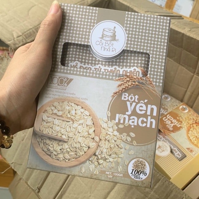 Bột Yến Mạch Cối Bột Nhà Ri 100g cao cấp