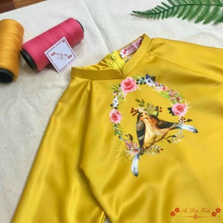 😍 Siêu phẩm sét áo dài gia đình cao cấp siêu sang chảnh