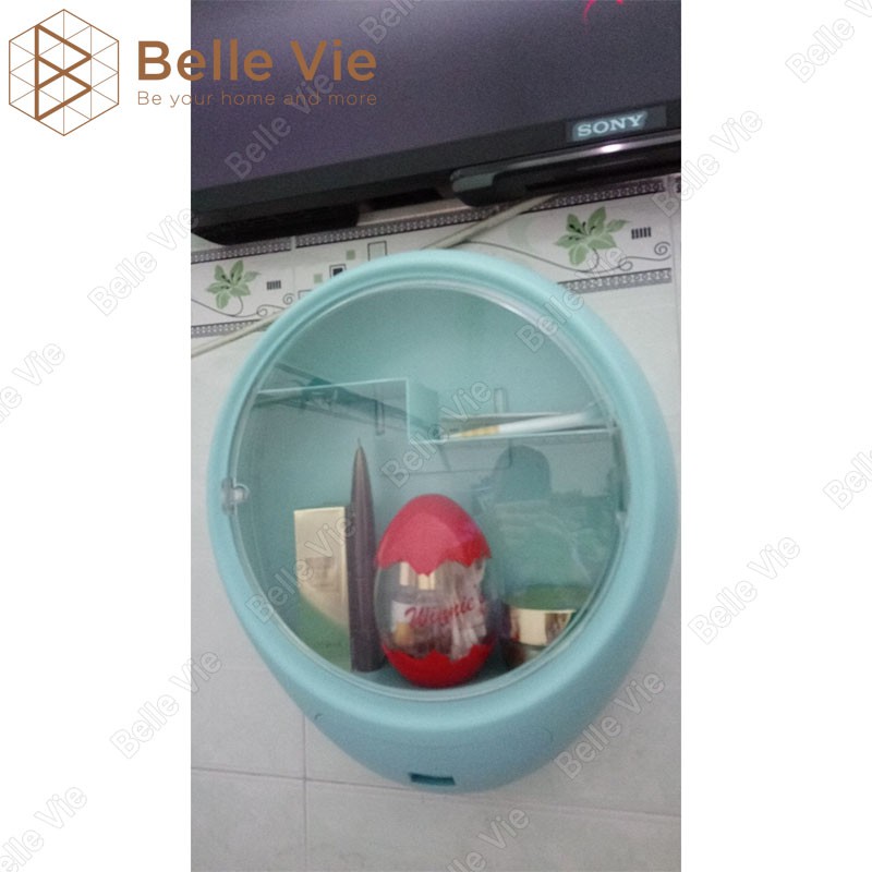 Kệ Đựng Mỹ Phẩm Treo Tường BELLEVIE Kệ Đựng Đồ Nhà Tắm Cao Cấp Gắn Tường Chắc Chắn