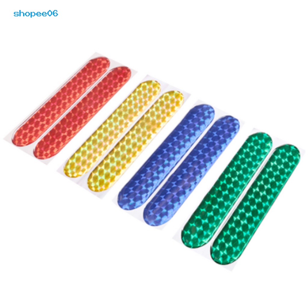 Bộ 2 Miếng Dán Phản Quang Cảnh Báo Chống Va Chạm Cho Cửa Xe Hơi Tiện Dụng