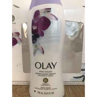 SỮA TẮM OLAY BODY WASH - HOA LAN & QUẢ LÝ 700ML (Hàng Mỹ)
