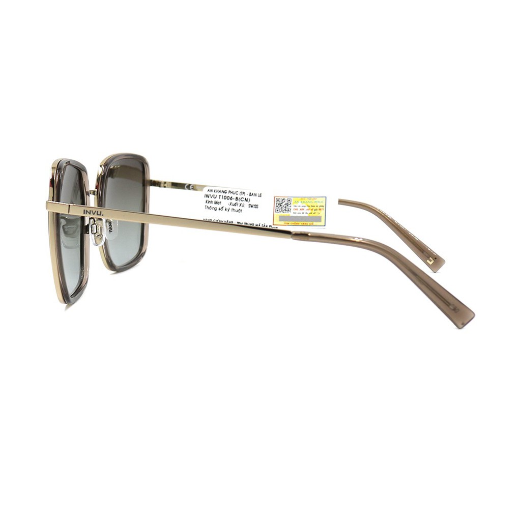(Hàng chính hãng) Kính mát nam nữ Invu T1006 B màu sắc thời trang, thiết kế dễ đeo bảo vệ mắt
