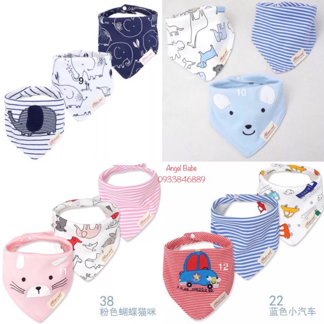 Yếm set 3 momcare