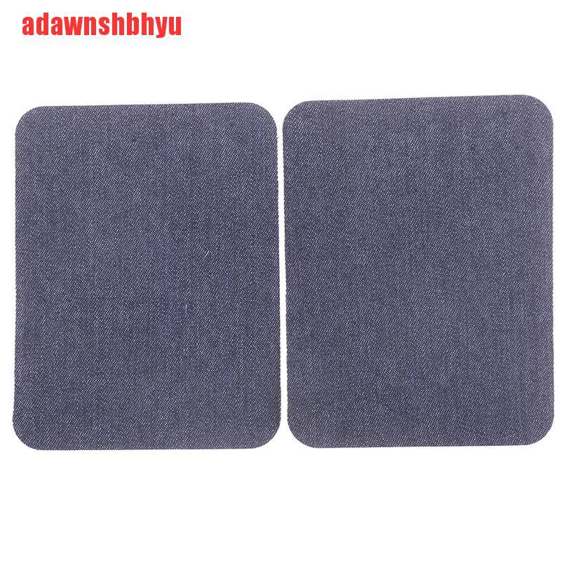 [adawnshbhyu] Bộ 6 Miếng Vá Quần Jean Cotton Hỗn Hợp 3 Màu Ủi Trên Denim