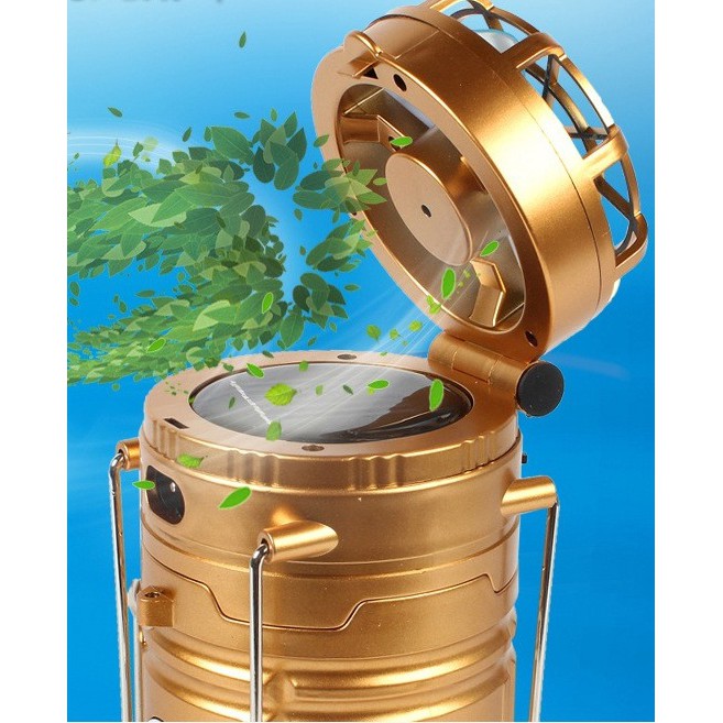 ĐÈN PIN SẠC CÓ QUẠT ĐA NĂNG  3 CHẾ ĐỘ WS - 618 và 5806   - Đèn bão  đa năng