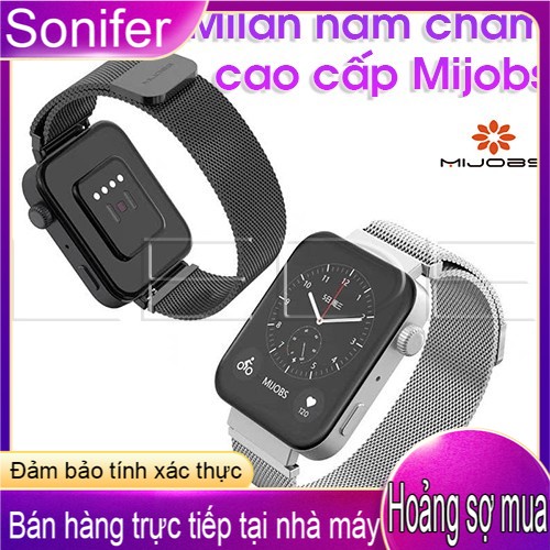 Dây đeo đồng hồ thông minh Xiaomi Mi Watch Milan nam châm 18mm chính hãng Mijobs