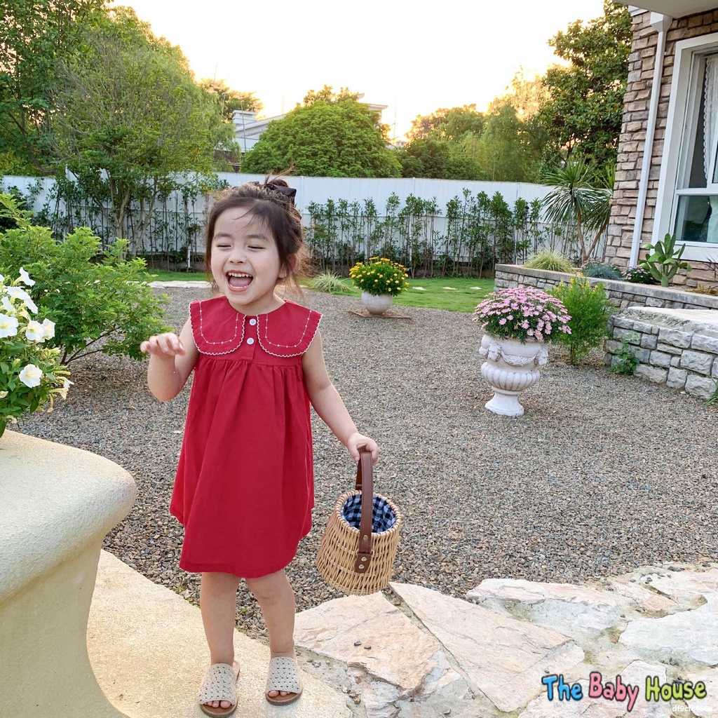 Váy Bé Gái  𝐅𝐑𝐄𝐄𝐒𝐇𝐈𝐏 Váy Công Chúa Phong Cách Hàn Quốc Đáng Yêu Cho Bé