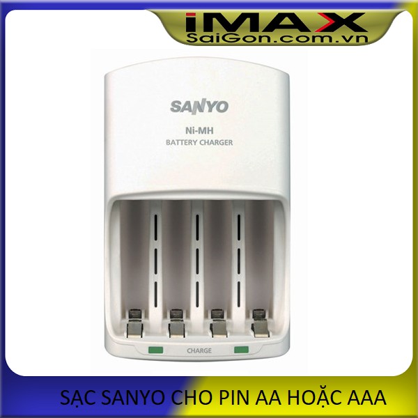 BỘ SẠC SANYO NIMH 4 VIÊN AA HOẶC AAA, SẠC TỰ NGẮT