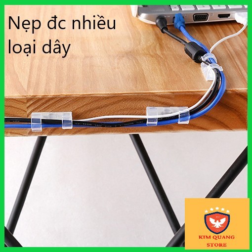 Nẹp cố định dây điện nẹp dây điện dán tường QUANG LONG VỈ 16 KẸP