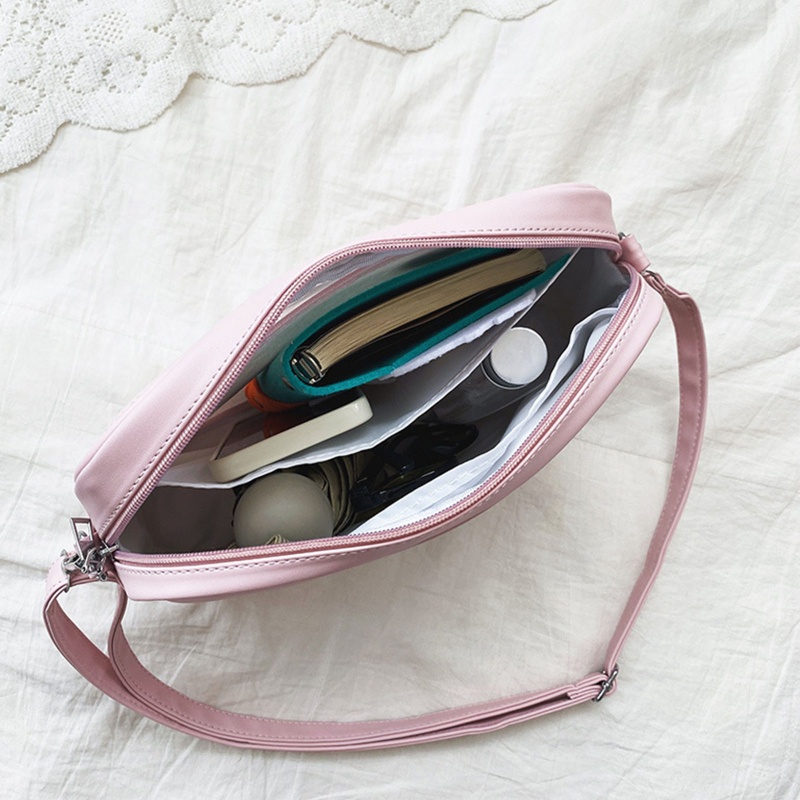 Túi Đeo Chéo Bằng PVC Trong Suốt Phong Cách Nhật Bản Cho Nữ