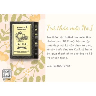 Trà Thảo Mộc Seber Nuur-Tăng Cường Chức Năng Thải Độc Của Ruột,Gan Và Thận