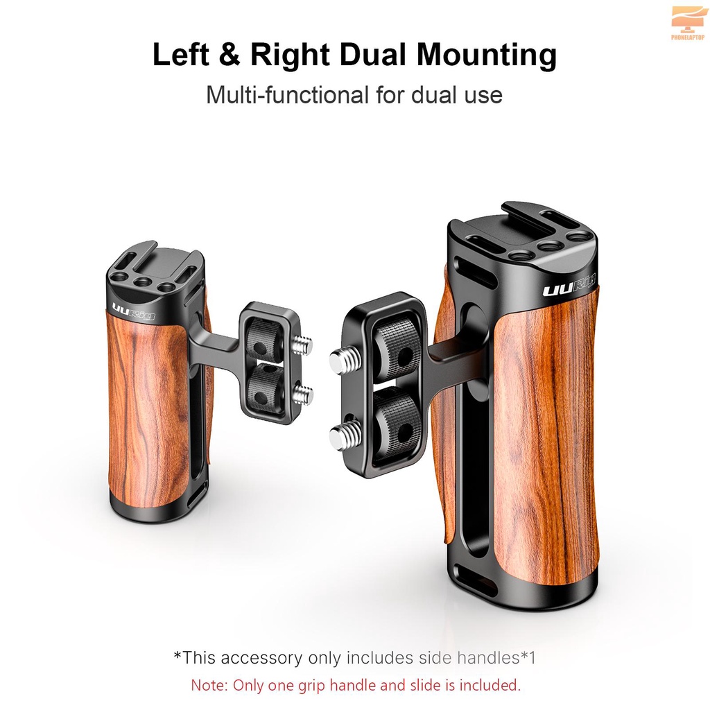 Tay Cầm Máy Ảnh Bằng Gỗ Uurig Với Lỗ Gắn 1 / 4