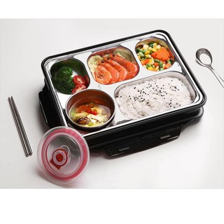 Khay cơm inox 5 ngăn