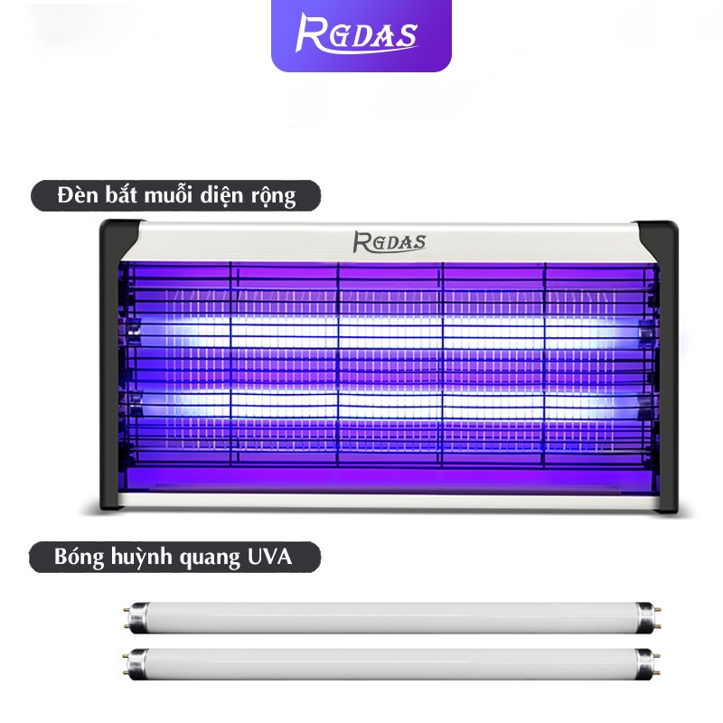 Đèn bắt muỗi bắt côn trùng RGDAS công suất lớn chuyên dùng nhà xưởng, cửa hàng, trang trại