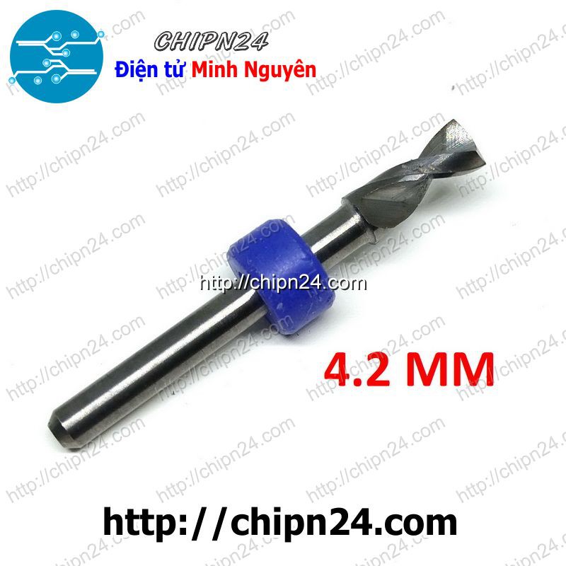 [1 CÂY] Mũi khoan mạch in CNC 4.2mm (Mạch điện tử, PCB)
