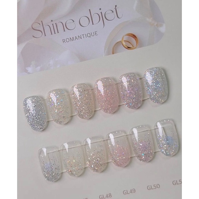 Sơn nhũ Estemio chính hãng Hàn Quốc set Shine Objet