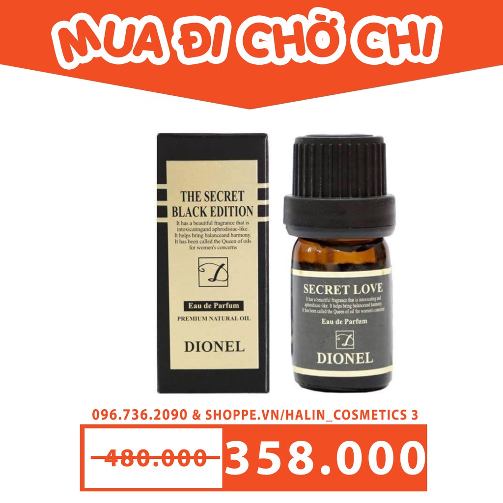 Nước hoa vùng kín FREESHIPnước hoa vùng kin Dionel Secret Love 15ml HALIN002 Cao Cấp