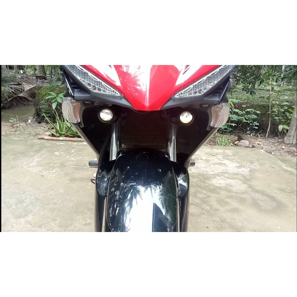 Pát Đèn Trợ Sáng Mini Gắn Phuộc, Bass Trợ Sáng, Bát Mini