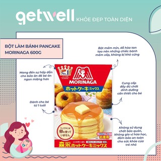 BỘT LÀM BÁNH PANCAKE MORINAGA 600G