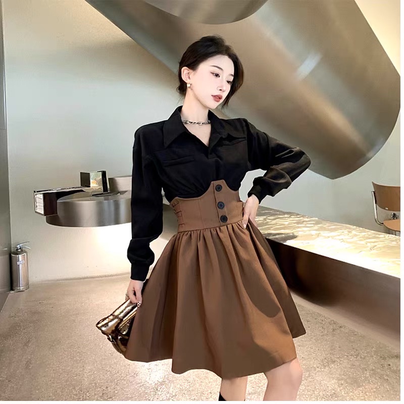 BIGSIZE SET VÁY XOÈ RỜI KÈM ÁO