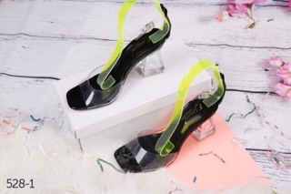 Sandal gót trong suốt 7p
