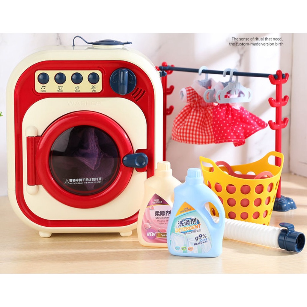 Bộ Đồ Chơi Máy Giặt Quần Áo Tự Động Cho Búp Bê MH: 9000000454