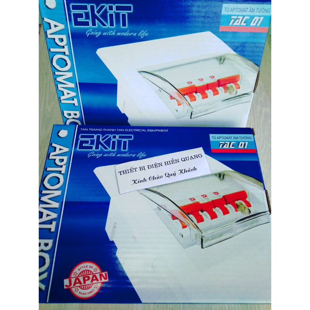 Tủ điện âm tường 1-6, 1-8  EKIT