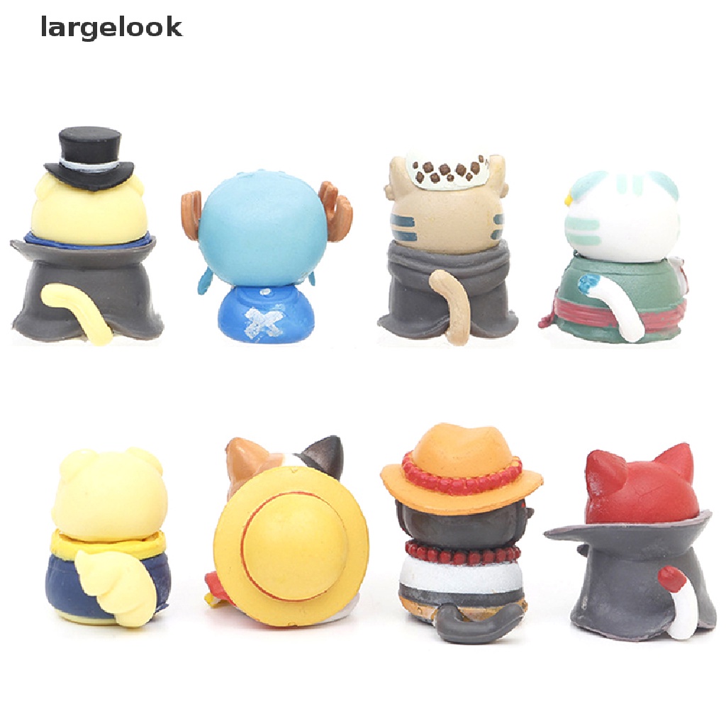 Mô hình mèo chủ đề phim One Piece trang trí cho ô tô