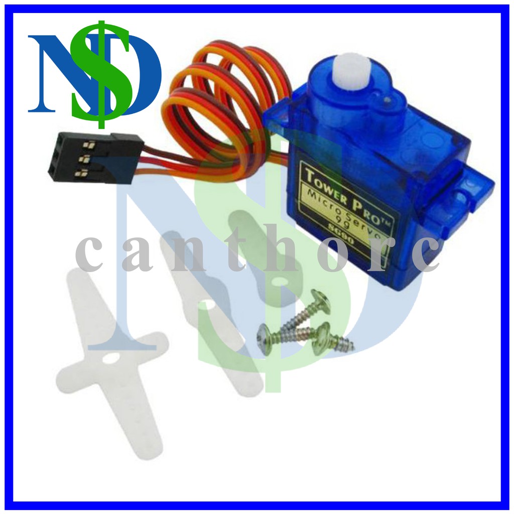 Động cơ lái servo 9G SG90 Tower Pro ™ Micro cho f22, su37 cano điều khiển từ xa