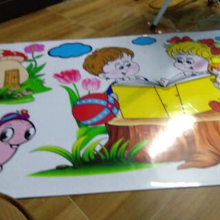 Tranh decan trang trí góc mầm non