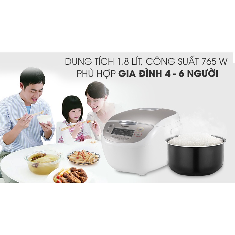 SR-CP188NRA - Nồi cơm điện tử Panasonic 1.8 lít SR-CP188NRA- Hàng chính hãng - Smart House