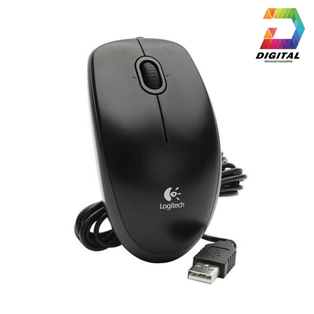 Chuột Có Dây Logitech B100 Chính Hãng