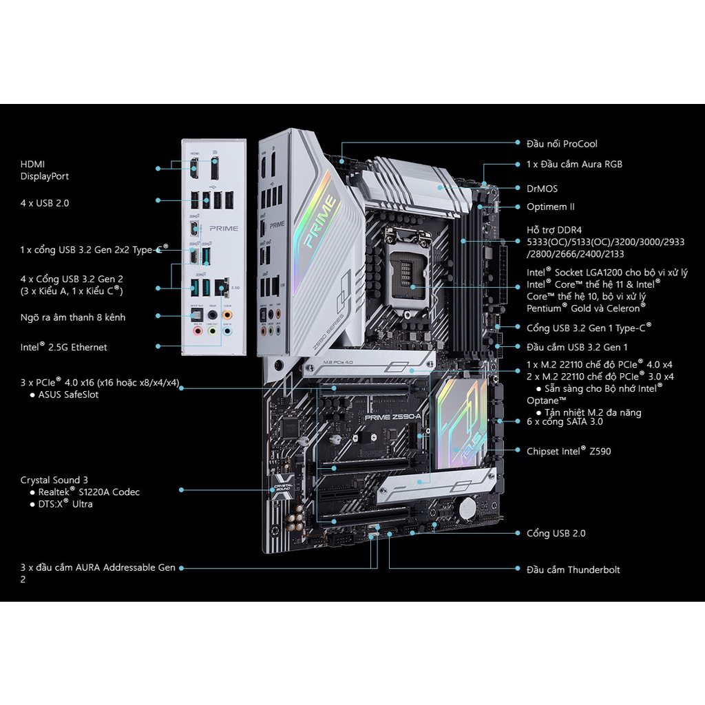 Main Asus Z590 A  - Hàng chính hãng