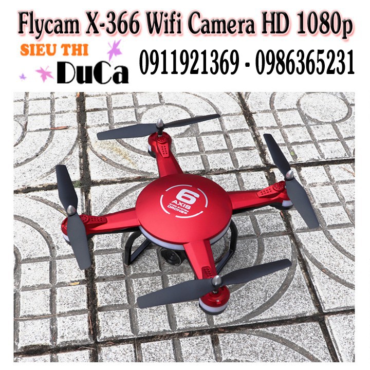 Flycam X-366 Wifi Camera HD 1080P New Shop Đồ Chơi