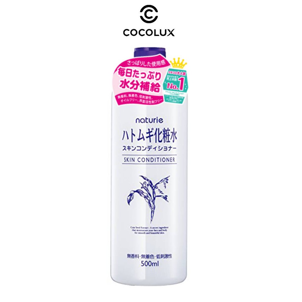 Nước hoa hồng ý dĩ Naturie Hatomugi Skin Conditioner-[COCOLUX]