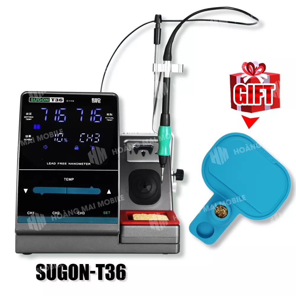 Máy hàn Sugon T36 dùng mũi JBC C115