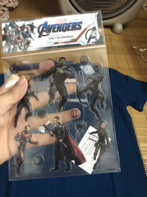Áo thun Avenger độc quyền từ Marvel studio kèm sticker