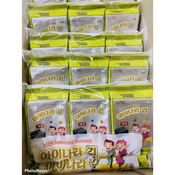 Lá rong biển Hàn Quốc  ăn liền dành cho trẻ em