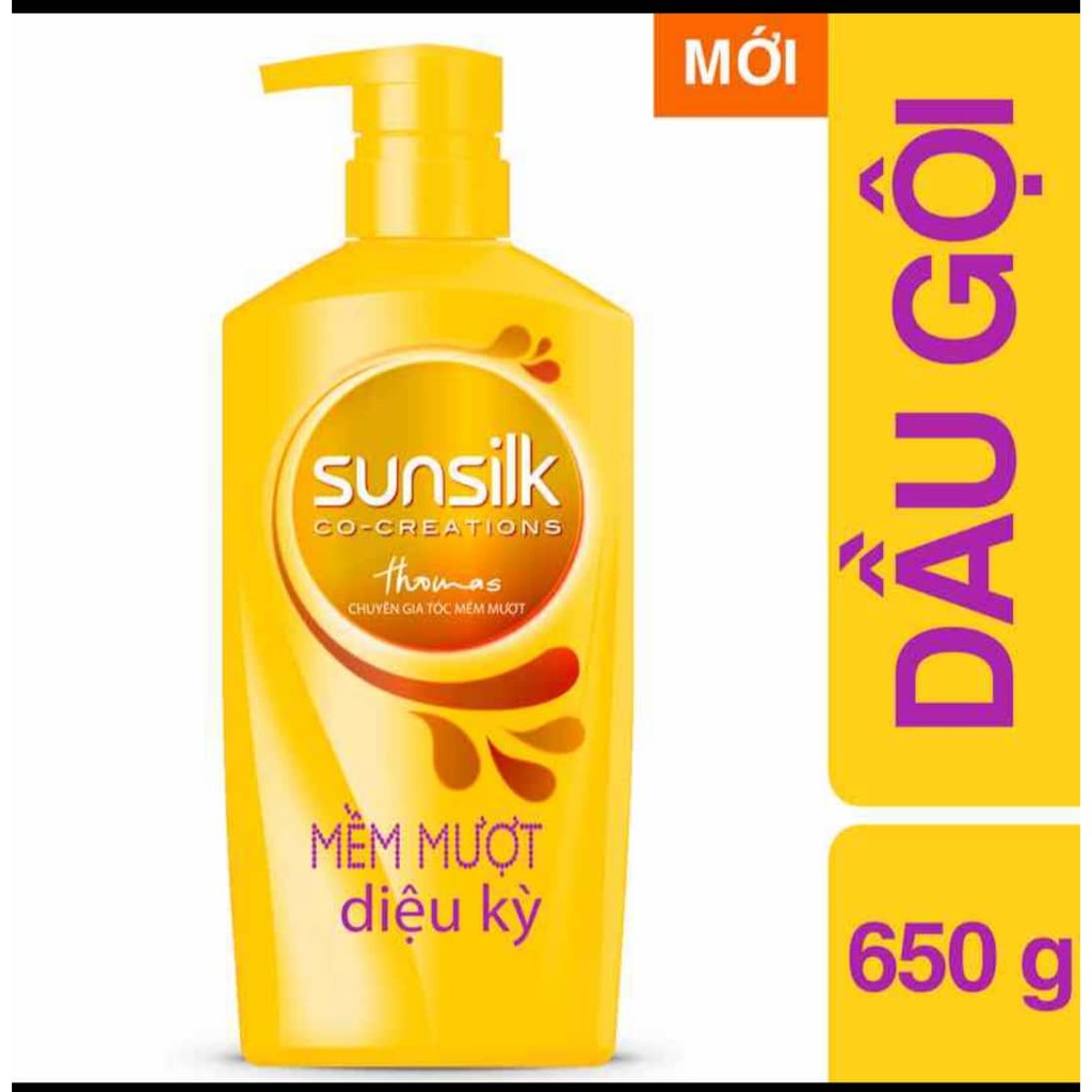 dầu gội sunsilk vàng 650ml