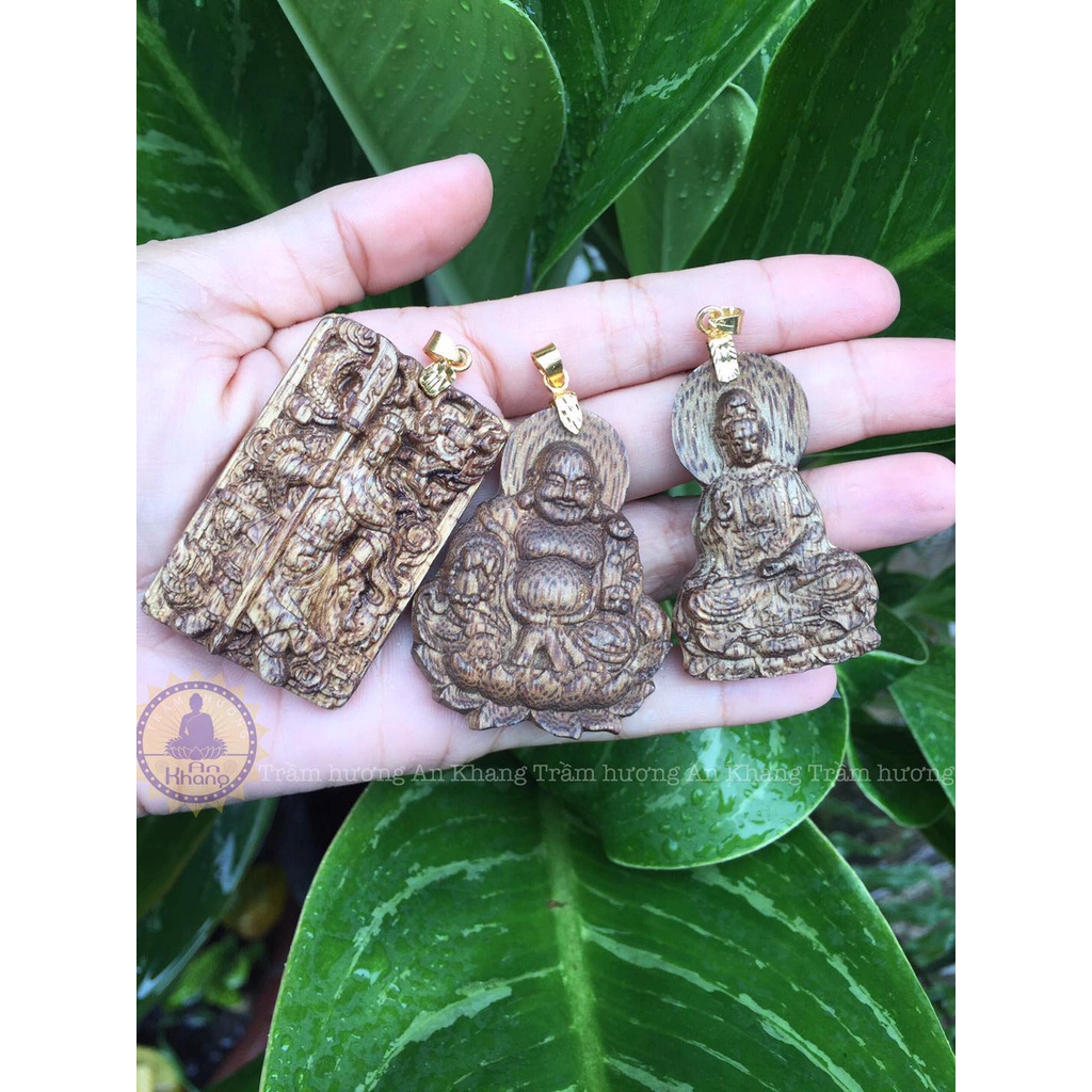 Mặt tượng trầm tốc tự nhiên.