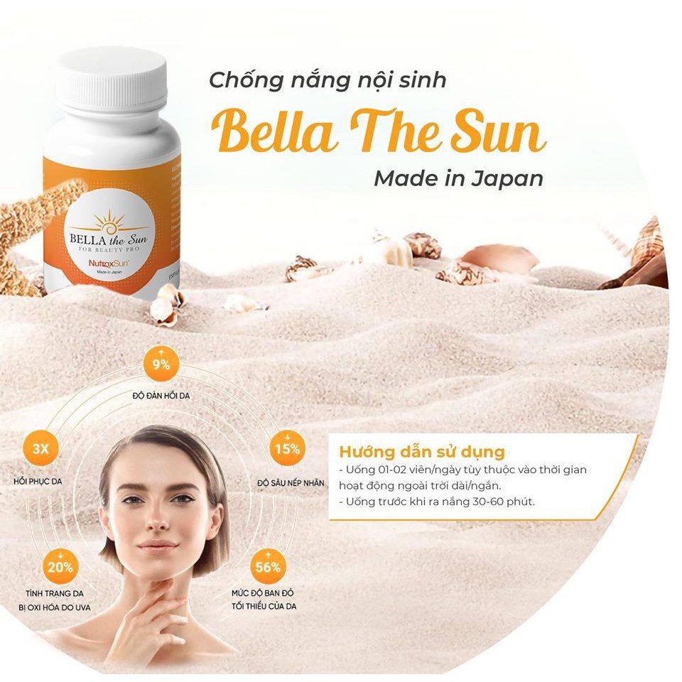 Viên uống chống nắng Bella the sun nhật bản | BigBuy360 - bigbuy360.vn