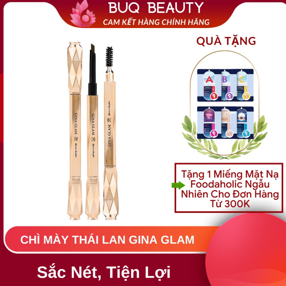 Chì mày Phẩy Sợi Gina Glam Queen's Scepter Waterproof luxury eyebrow