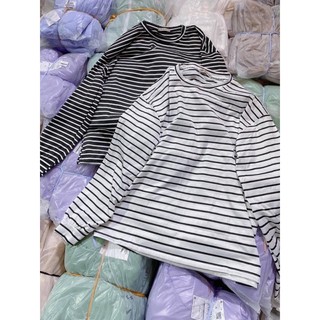 [RẺ VÔ ĐỊCH] Áo Kẻ Thụng Form Rộng (Áo Tay Dài Nữ)